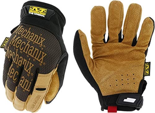 Image of Mechanix Wear - Leather Original Gloves (X-Large, Brown/Black)