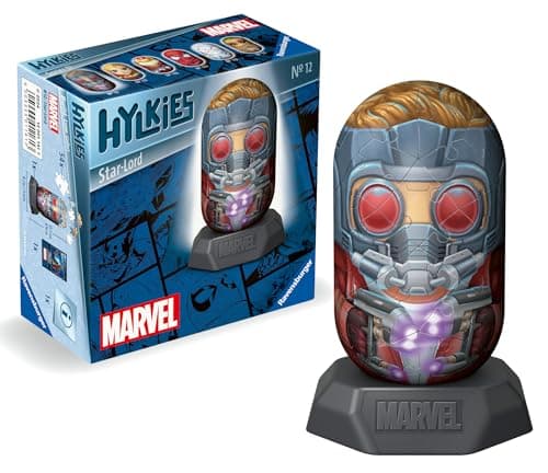 Image of Ravensburger Marvel Hylkies Figures Star Lord - Collectable Toys and Gifts for Kids and Adults Age 6 Years Up - 3D Jigsaw Puzzles - Guardians of The Galaxy