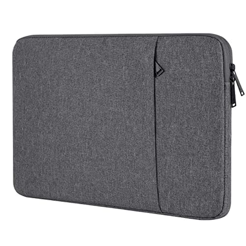 Image of Chelory 15.6 Inch Laptop Sleeve for 16 Inch MacBook Pro Max, Laptop Case for 15.6 16 Inch Notebook Ultrabook Computer Shockproof Protective Cover Water Resistant Bag Carrying Case, Dark Gray