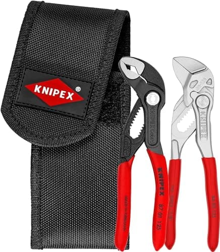 Image of KNIPEX Mini Pliers Set in Belt Tool Pouch 1 x 87 01 125, 1 x 86 03 125 160 mm, 00 20 72 V04