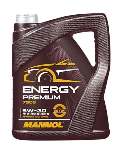 Image of Mannol 5 Litre Energy 5W-30 Engine Oil 7908 API SN/CH-4 ACEA C2 Premium Synthetic Ester Technology