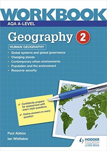 Image of AQA A-level Geography Workbook 2: Human Geography