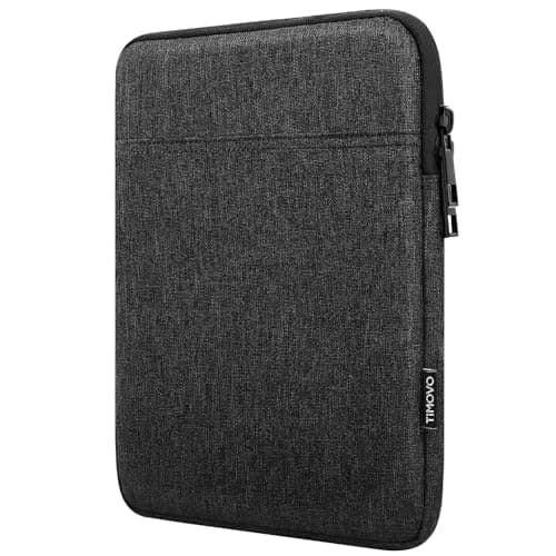 Image of TiMOVO 8-9 Inch Tablet Sleeve Case for All-New iPad Mini 7 (A17 Pro, 2024), iPad Mini 6 (8.3-Inch, 2021), iPad Mini 5/4/3/2/1, Portable Protective Bag with Pockets for iPad Mini, Black