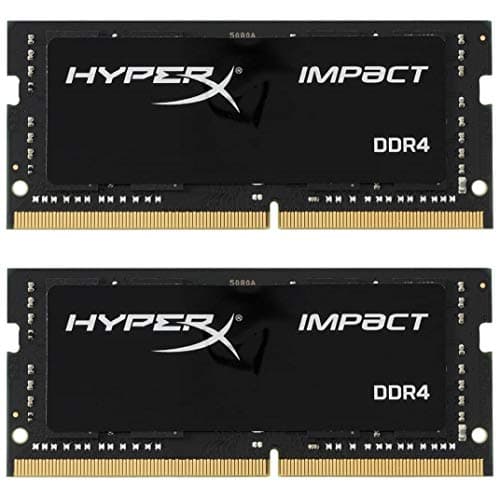 Image of HyperX Impact DDR4 HX432S20IBK2/32 Memory 3200 MHz CL20 SODIMM 32 GB Kit (2x16 GB), black