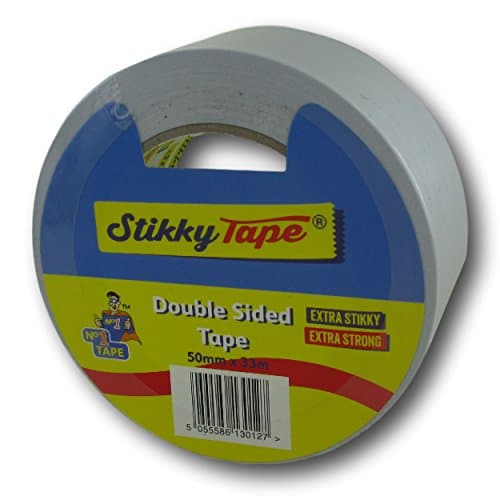 Image of Stikky 50mm x 33m Double Sided Sticky Tape (Pack of 1)
