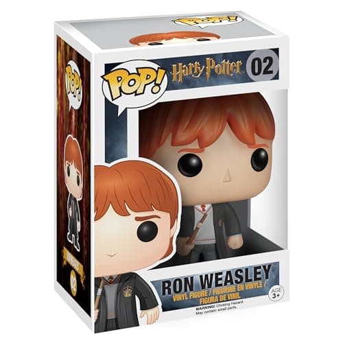 Image of Funko Pop! Movies: Harry Potter - Ron Weasley - Collectable Vinyl Figure - Gift Idea - Official Merchandise - Toys for Kids & Adults - Movies Fans - Model Figure for Collectors and Display