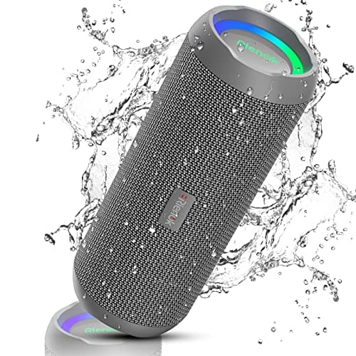 Image of RIENOK Bluetooth Speaker 30W Wireless Speaker Portable Dual Pairing HD Stereo Sound IP67 Waterproof Bluetooth 5.0 Outdoor Sport Speaker