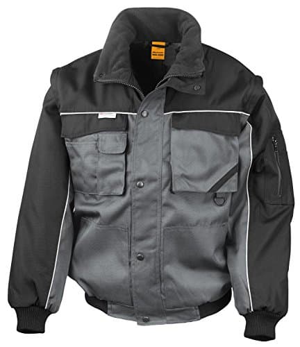 Image of RT71 Workguard Heavy-Duty Jacket Windproof Waterproof Work Jacket, Men, Grey-Black, XXX-Large
