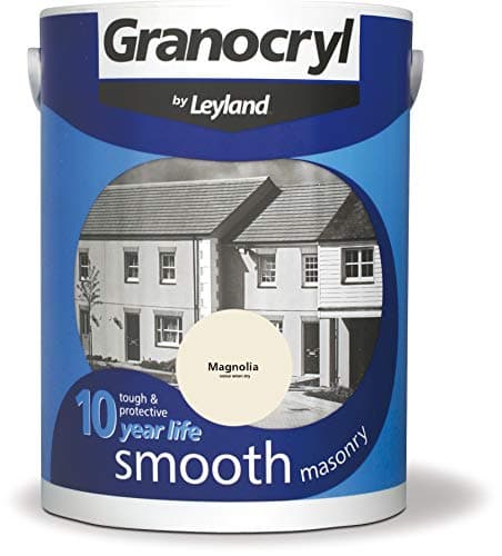 Image of Leyland Granocryl Smooth Masonry, Magnolia, 5L