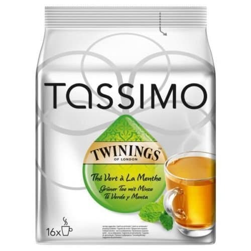 Image of Bosch Tassimo 'Twinings Mint Green Tea' 16 T Disc Coffee Machine Capsules