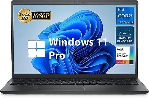 Image of Dell Inspiron 15 3000 Business Laptop, 15.6" FHD Display, 12th Gen Intel Core i7-1255U, Windows 11 Pro, 32GB DDR4 RAM, 1TB PCIe SSD, WiFi 6, SD Card Reader, Long Battery Life