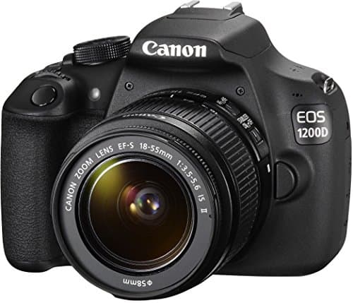 Image of Canon EOS 1200D Digital SLR Camera with EF-S 18-55 mm f/3.5-5.6 III Lens (Renewed)