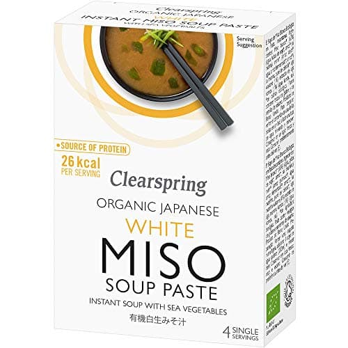 Image of Clearspring Organic Instant Sweet White Miso Paste 60 g (Pack of 4)
