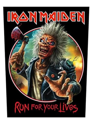 Image of Iron Maiden Run for Your Lives Back Patch