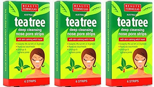 Image of Beauty Formulas Australian Tea Tree Deep Cleansing Nose Pore Strips x 18