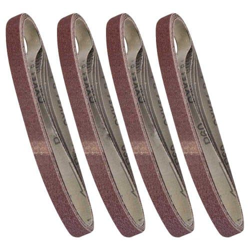 Image of Silverline Set of 20 Sanding Belts for Black and Decker Electric Sanders (13 x 457mm)