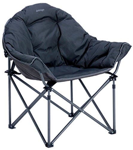 Image of Vango Thor Oversized Camping Chair, [Amazon Exclusive], Extra Wide Seat, Wraparound Design, Strong Steel Frame Chair for Garden, Outdoors, Fishing, Beach, Excalibur