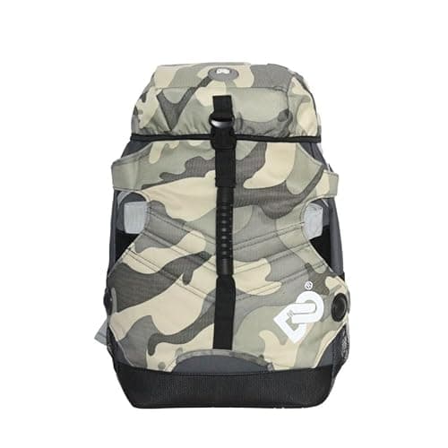 Image of zalati Inline Skates Backpack Roller Skate Shoes Carrying Bag for Storage Easy to Carry Outdoor Sports - Camouflage, M