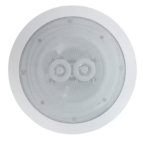 Image of E-Audio Sinlge Stereo Ceiling Speaker With Dual Tweeters