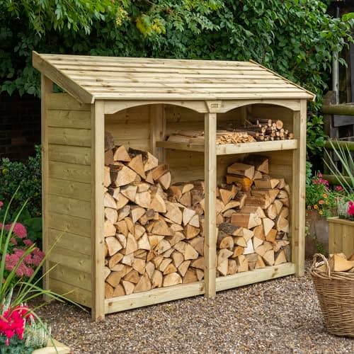 Image of Rowlinson Signature Heritage T&G Tall Double Log Store