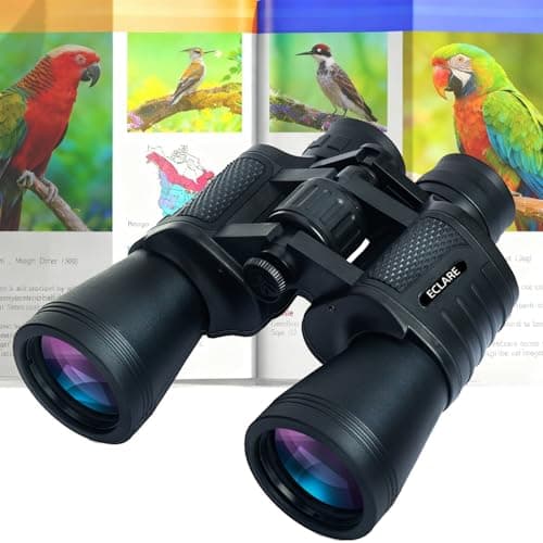 Image of 20x50 High Powered Binoculars for Adults, HD with BAK4 Prism, FMC Lens - Large View Binoculars with Clear Low Light Vision - Lightweight Waterproof Binocular for Bird Watching Travel Hunting Cruise