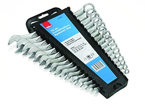 Image of Hilka 17161602 Metric Combination Spanner Set, Silver