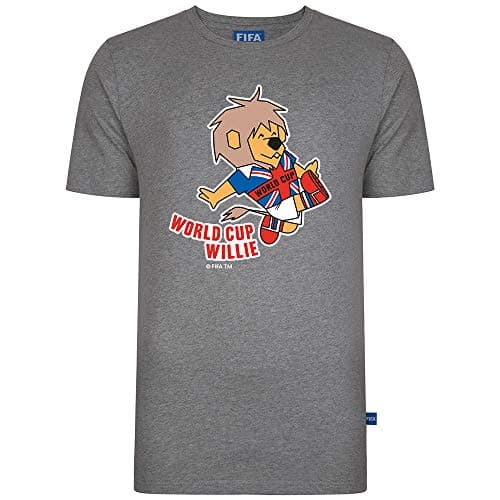 Image of Score Draw FIFA 1966 Mascot T-Shirt Grey XX-Large Polyester