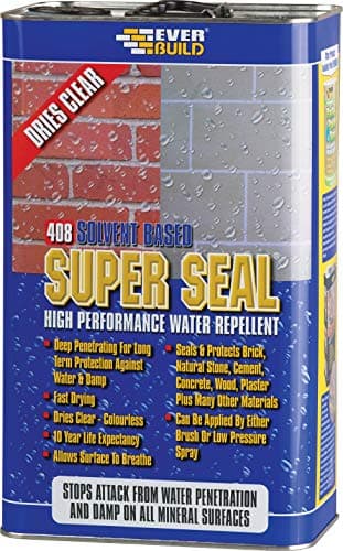 Image of Everbuild 408 Super Seal High Performance Water Repellent 5 Litre
