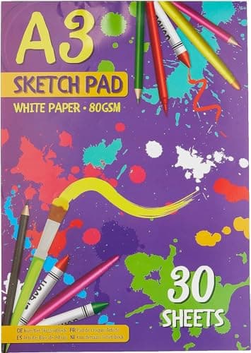 Image of Artbox A3 Sketch Pad - Assorted (Sheet of 30)