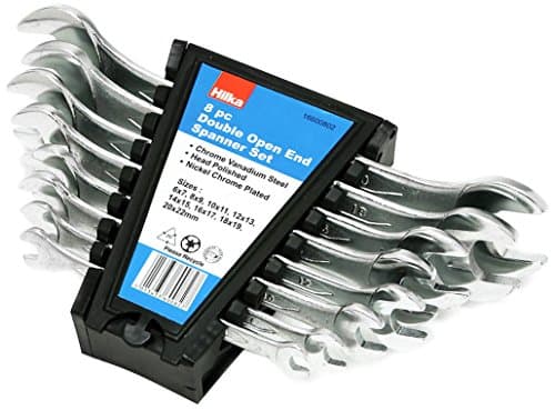 Image of Hilka 16600802 Open Ended Spanner Set Metric (8-Piece)