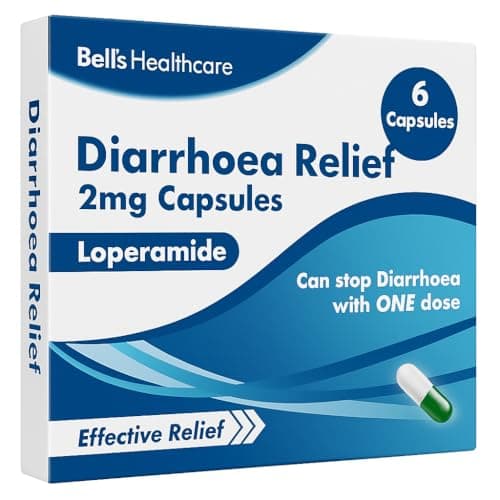 Image of 48 Diarrhoea Relief 2mg Capsules Loperamide Hydrochloride Tablets (8x6)