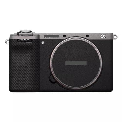 Image of Alpha 6700 Camera Body Sticker Protective Skin Vinyl Film Decals Accessories for Sony A6700 (Titanium（top）+Frosted Black)