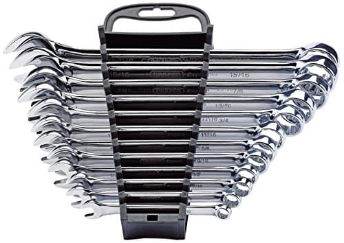 Image of Draper 85940 Imperial Combination Spanner, Silver, Set of 12 Piece