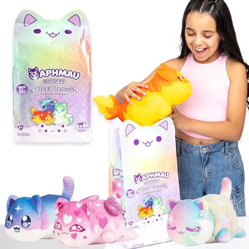 Image of Aphmau MeeMeows 11” Classic Mystery Plush, Elemental, Plush Mystery Box, Blind Box, 1 of 8 Possible Elemental MeeMeows, Official Merch