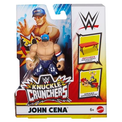 Image of WWE John Cena (Blue) Knuckle Crunchers 6 Toy Wrestling Action Figure
