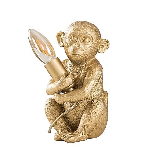 Image of MiniSun | Modern Metallic Gold Painted Baby Monkey Design Table Lamp | Table Lamps, Home Décor & Improvement Essential