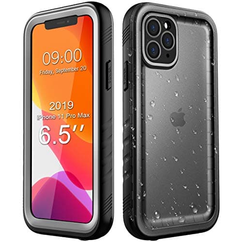 Image of SPORTLINK for iPhone 11 Pro Max Waterproof Case - Shockproof Heavy Duty Front and Back Cover with [Built in Screen/Camera Protector] 360 Full Body Protective [Dustproof][IP68 Underwater]-6.5" Black