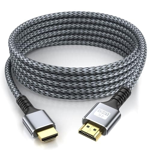 Image of looyotul 4k Hdmi Cable 10m Ultra High Speed HDMI 2.0 Cable 4K@60HZ 3D ARC Gold Plated Connector Ethernet Audio Video Return HDMI Cord for UHD TV Monitor Laptop Xbox PS4/PS5 ect.(Silvery)