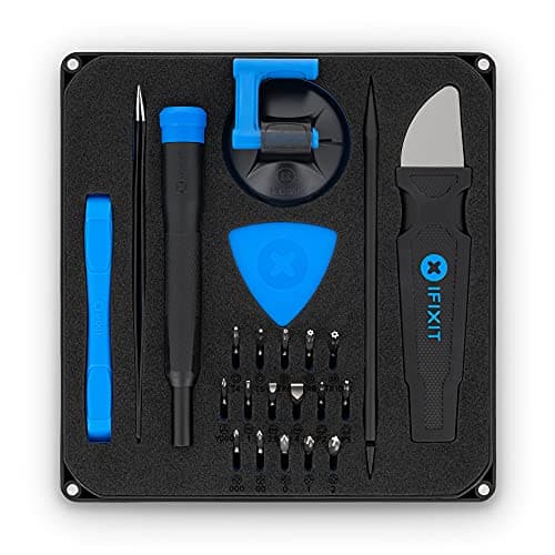 Image of iFixit Essential Electronics Toolkit, Basic Tool-Set with 16 Precision bits (4 mm), Magnetic Screwdriver & Opening Tools for Electronic Devices