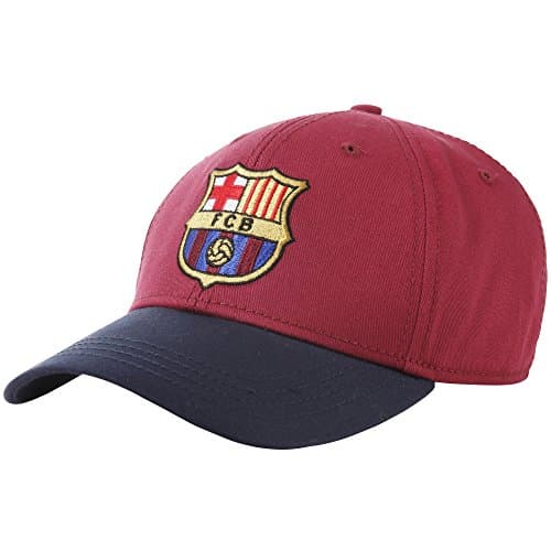Image of Official Football Merchandise Adults FC Barcelona Core Baseball Cap (One Size) (Burgundy)