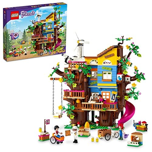 Image of LEGO Friends Friendship Tree House 41703 Building Kit; Fun Birthday Gift Idea for Kids Aged 8+ Who Care About The Environment and Enjoy Creative Adventure Toys (1,114 Pieces)