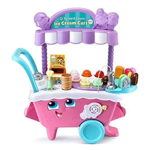 Image of LeapFrog Scoop and Learn Ice Cream Cart Deluxe (Frustration Free Packaging), Pink