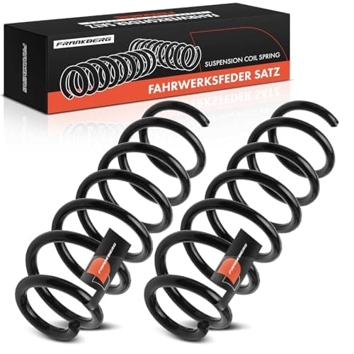 Image of Frankberg 2x Coil Spring Rear Axle Compatible with Qashqai II SUV J11 J11 SUV 2013-2024 Kadjar HA HL SUV 2015-2024 Replace# 550204EA0B
