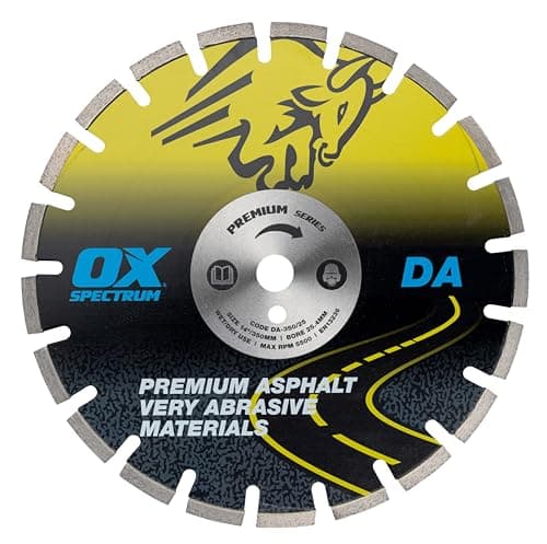 Image of OX Tools DA350/25 Spectrum Plus Diamond Blade-Asphalt-350/25.4mm, 350/25.4mm