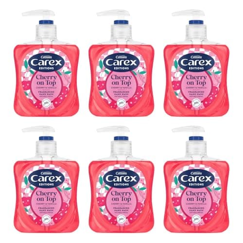 Image of Carex Cherry On Top Antibacterial Handwash 6x250ml, Antibacterial