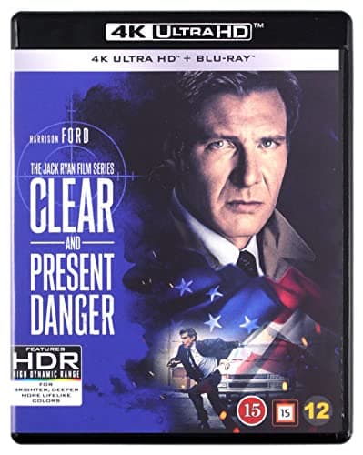 Image of Clear and Present Danger 4K [Blu-Ray] [Region Free] (English audio. English subtitles)