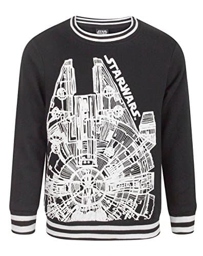 Image of Star Wars Millennium Falcon Boy's Sweatshirt 3-4 Years Black