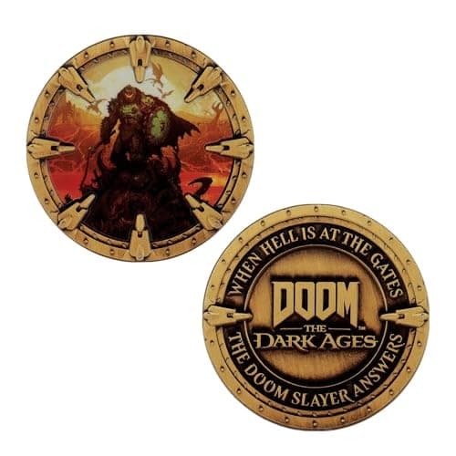 Image of FaNaTtik DOOM: The Dark Ages Slayer Collectible Coin – Limited Edition, Officially Licensed, Premium Gamer Gift for Collectors & Fans