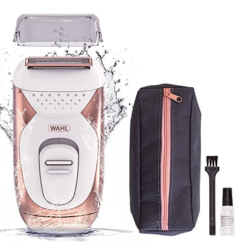 Image of Wahl Ladies Shaver, Wet and Dry Hair Remover for Legs Underarms, Bikini Trimmer, Painless Hair Removal, Light Portable Shavers, Smooth Shaving for Women, Less Irritation, Showerproof Electric Razor