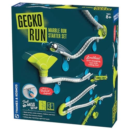 Image of Thames & Kosmos Gecko Run Kids Science Kit | Hands-On STEM Toy | Learning Resources | Problem Solving & Trial & Error Experiments | Educational Toy | Ages 8+